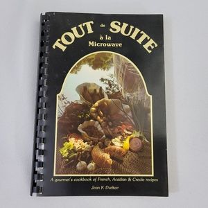 Vtg Tout De Suite A La Microwave By Jean K Durkee Softcover Cookbook